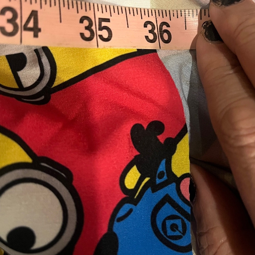 Minions upcycled 100 poly fabric 36x60 - Picture 2 of 6